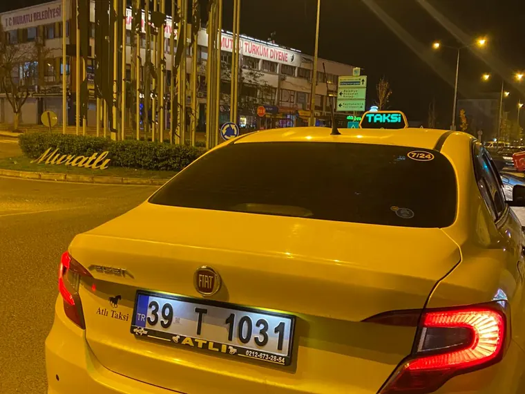 Lüleburgaz Taksi gece taksi hizmeti - şehirde çalışan sarı taksi